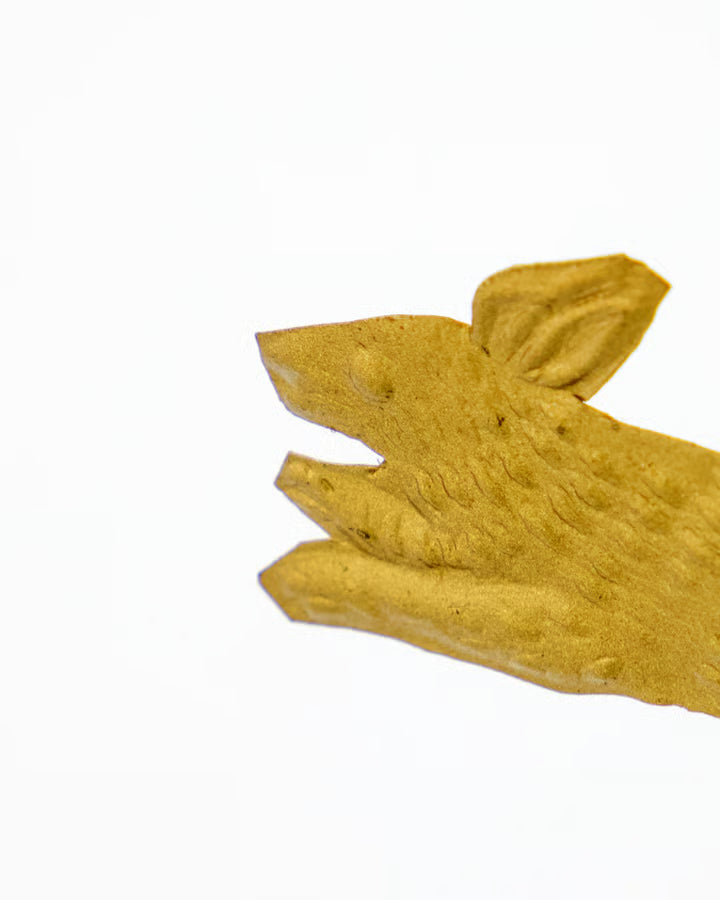 Osteranhänger Rabbit 3er-Set – Messing