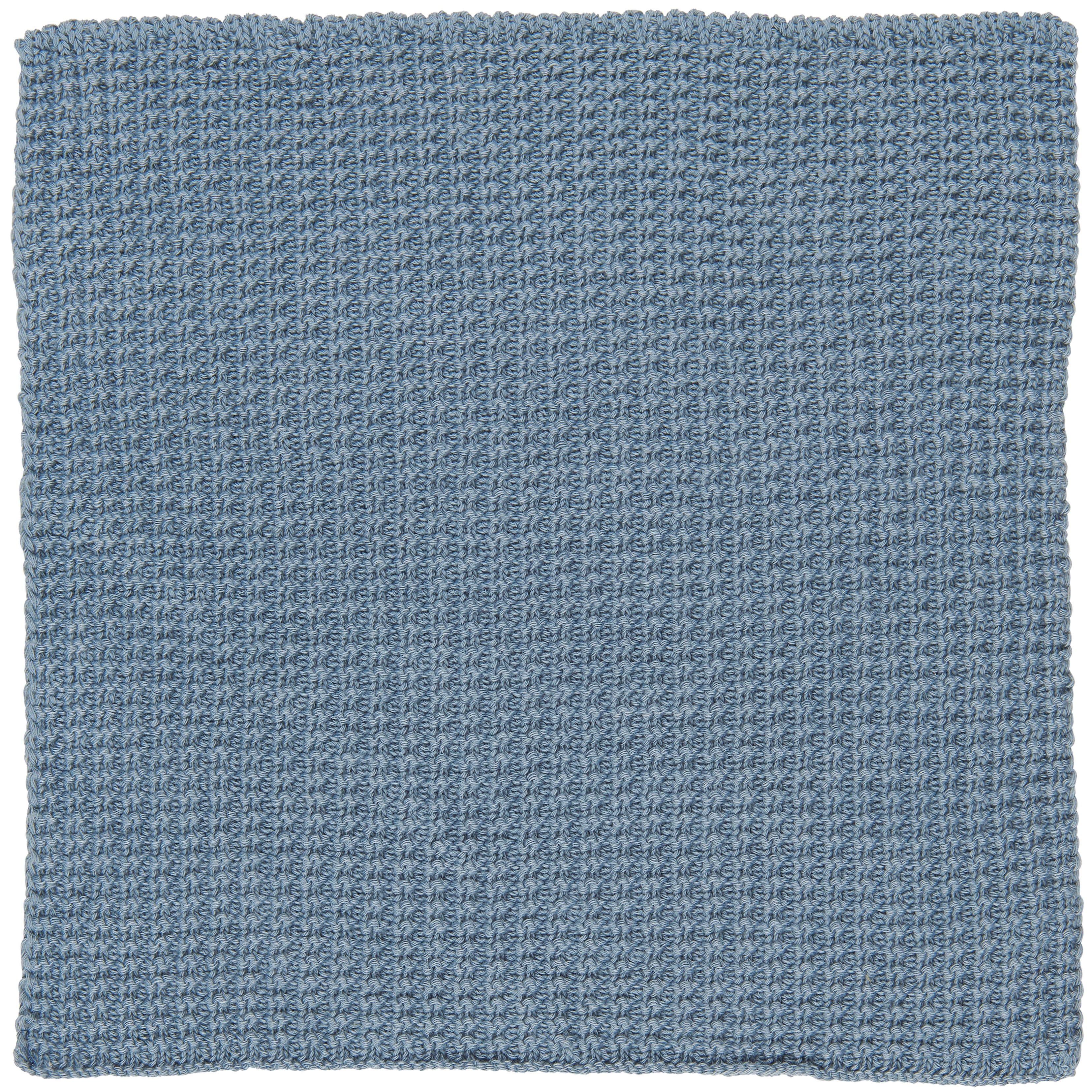 Spüllappen getrickt - staubig blau