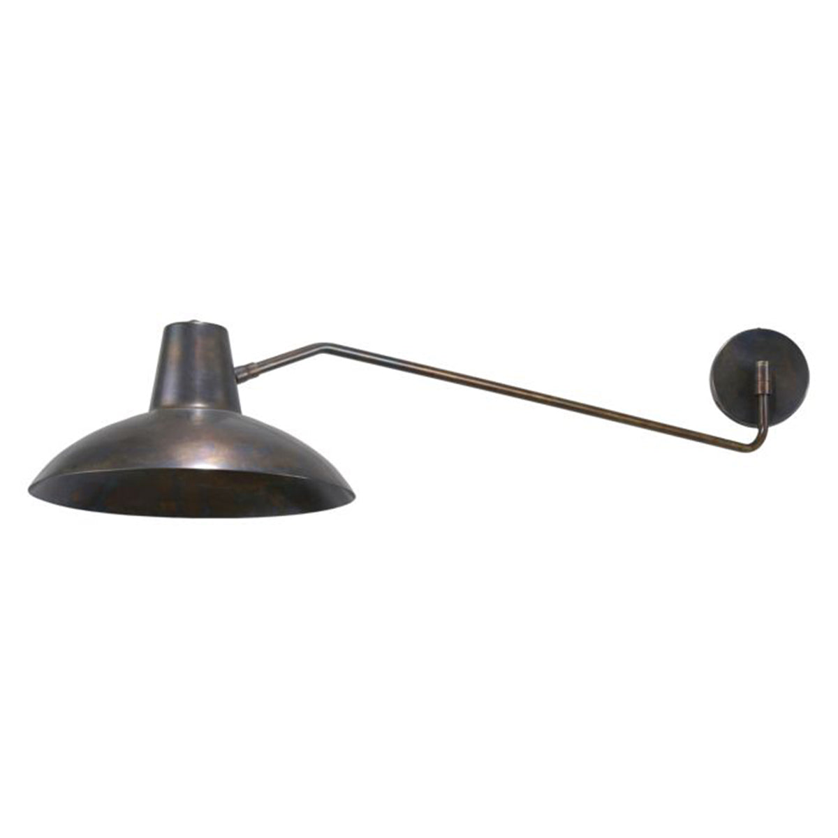 Wandlampe Desk - antikes braun