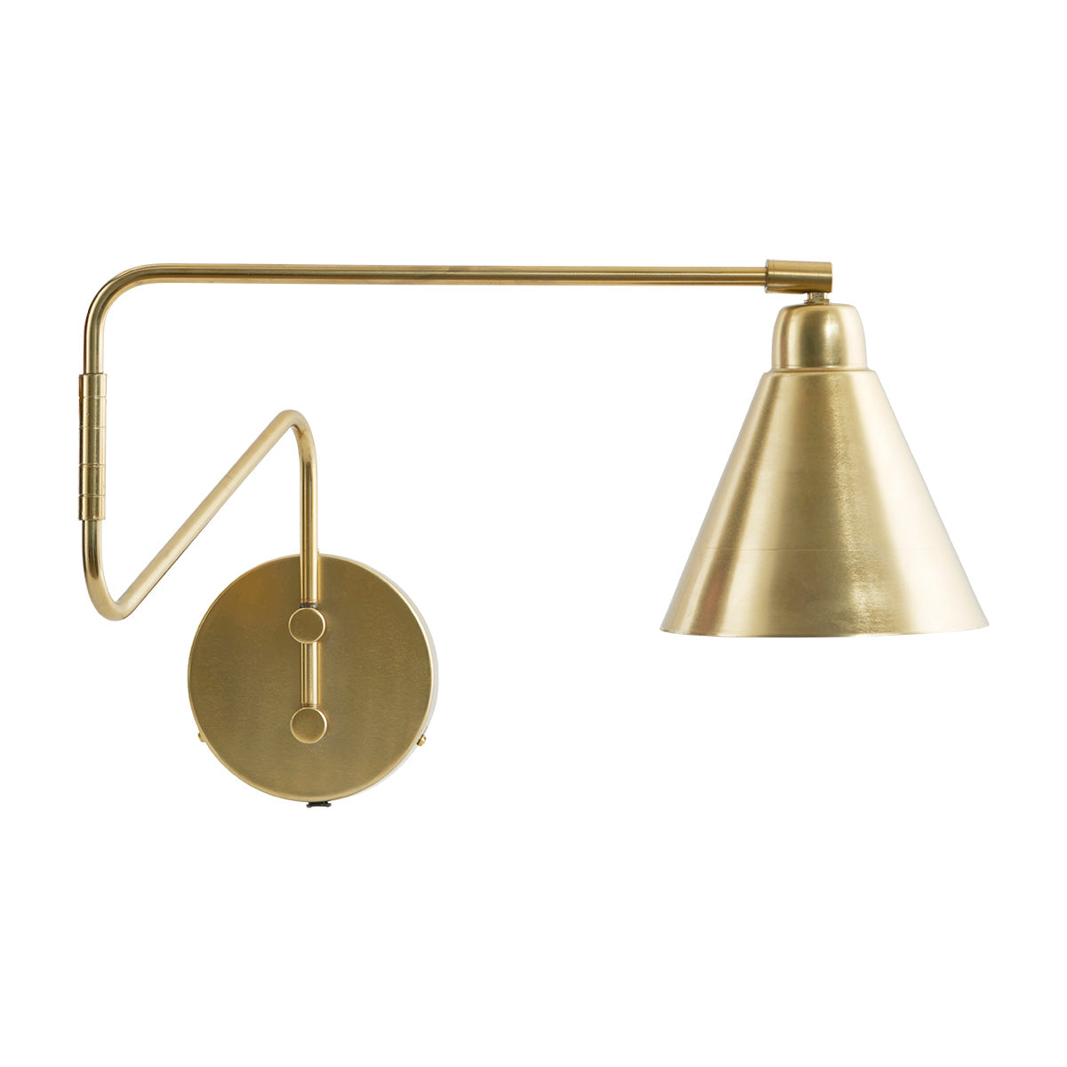 Wandlampe Game - messing groß