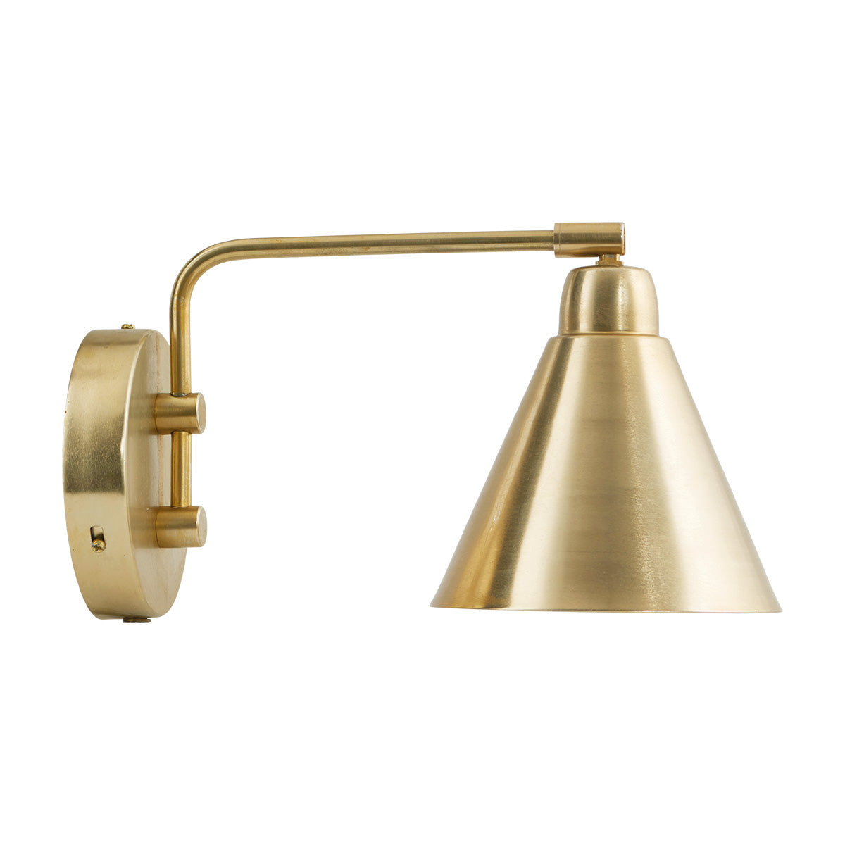 Wandlampe Game - messing klein