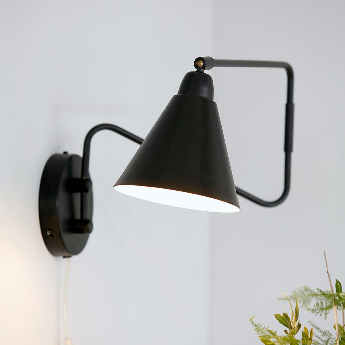 Wandlampe Game - schwarz