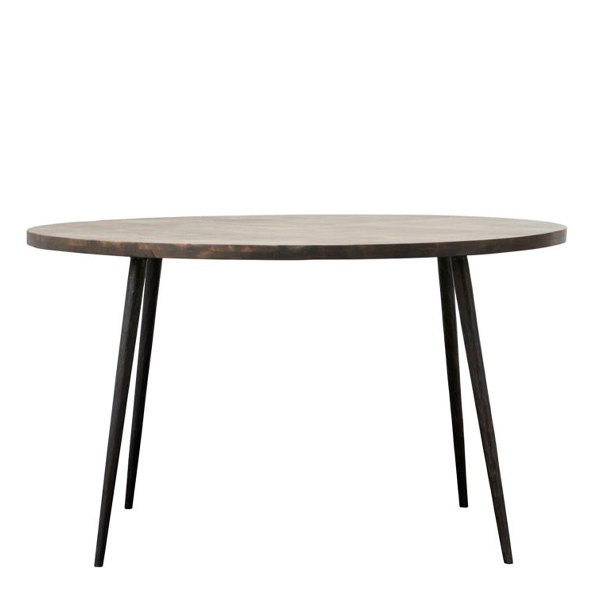 Esstisch Club rund - schwarze Beizung Ø 130 cm
