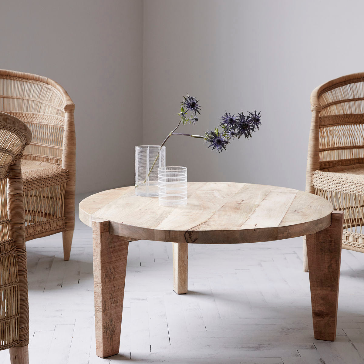 Couchtisch Bali Natur - Ø 80 cm