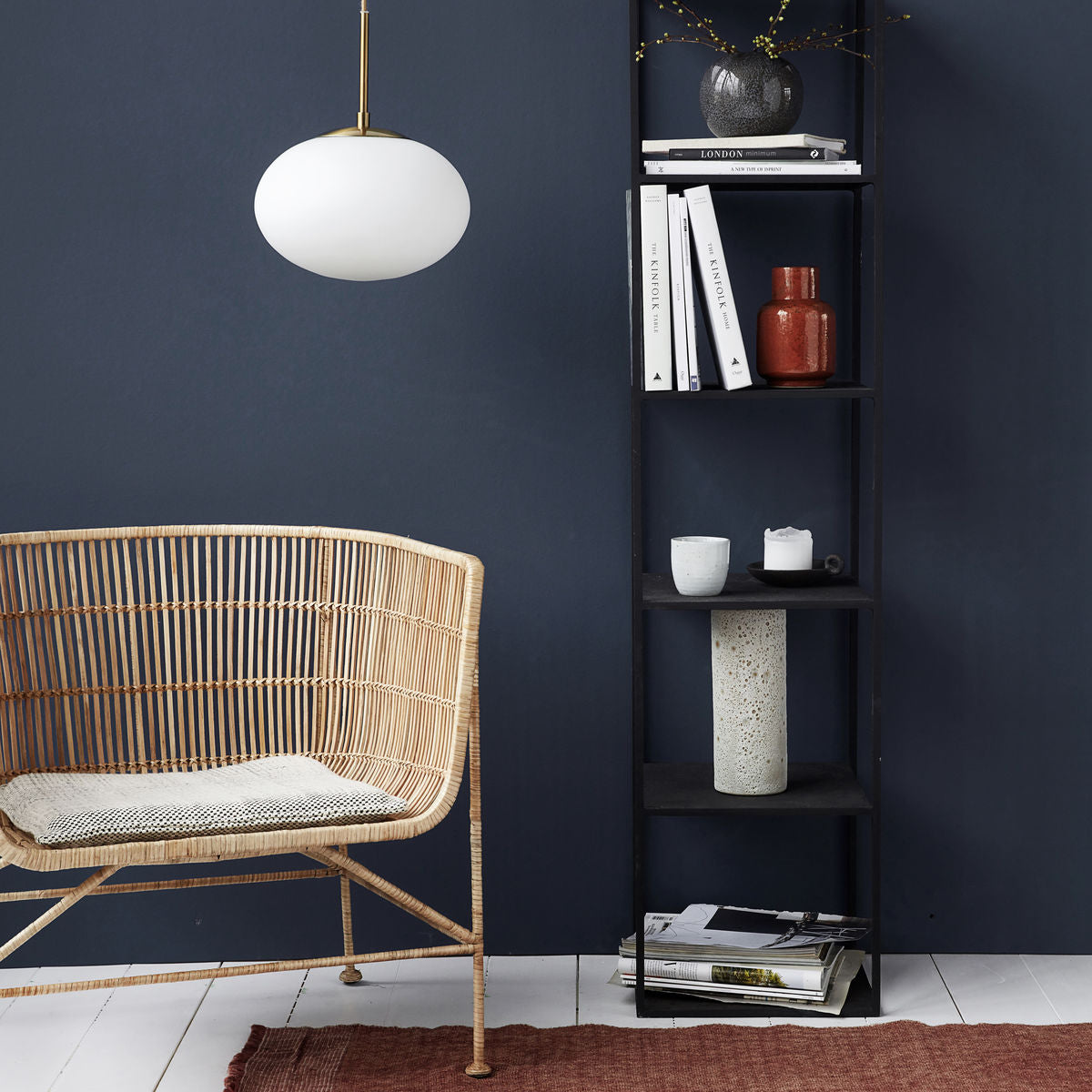 Lampe Opal - weiß Ø 30 cm