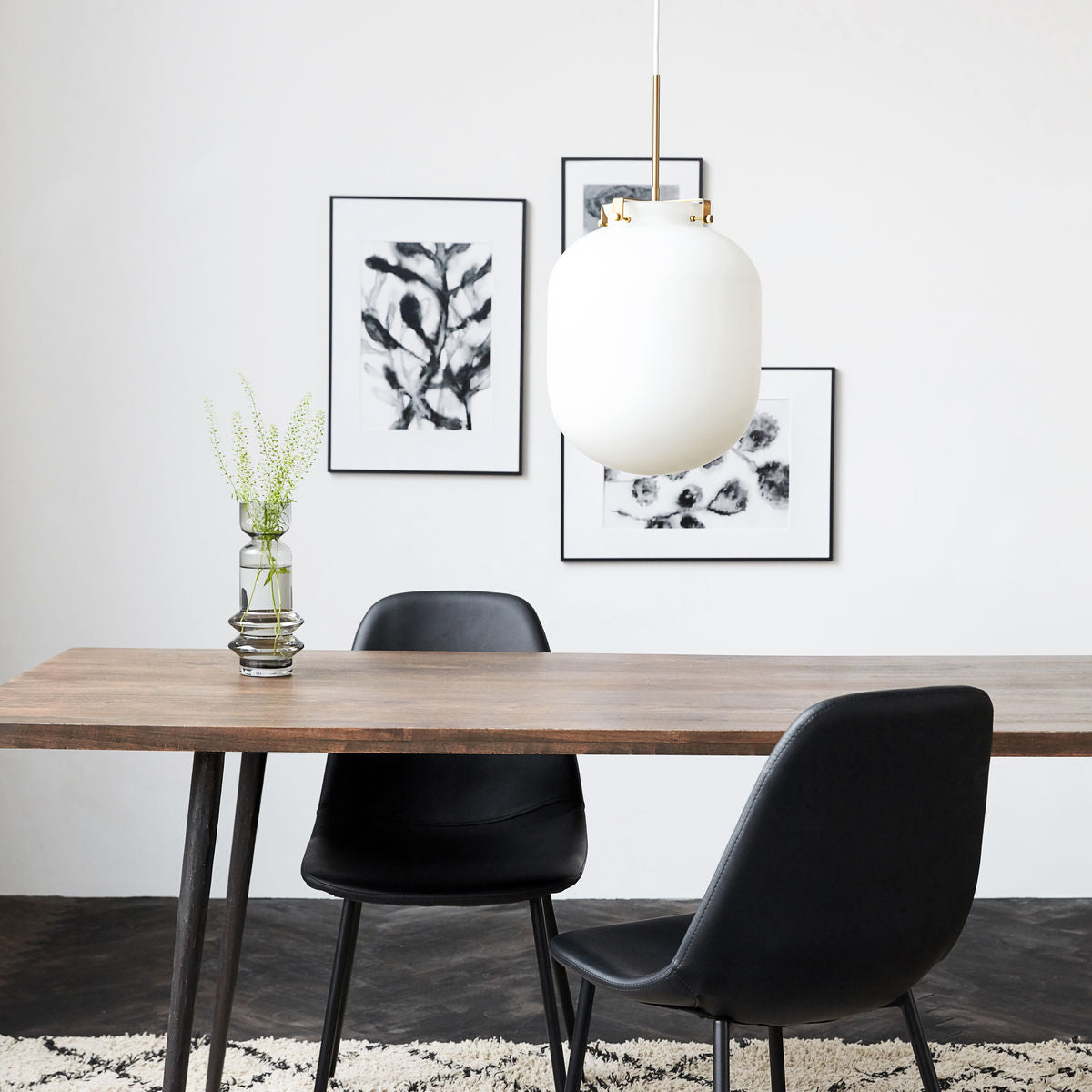 Lampe Ball - weiß