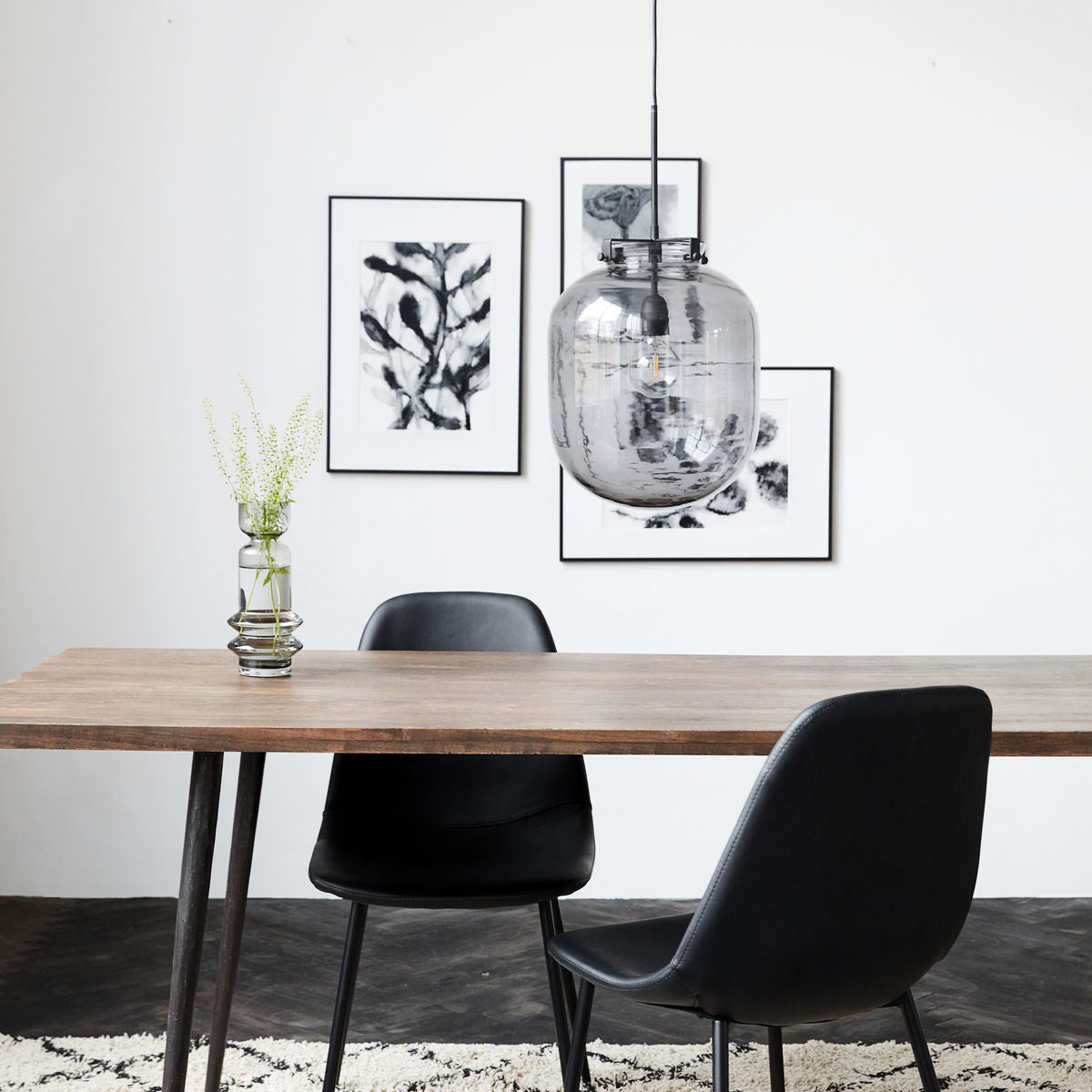Lampe Ball - grau