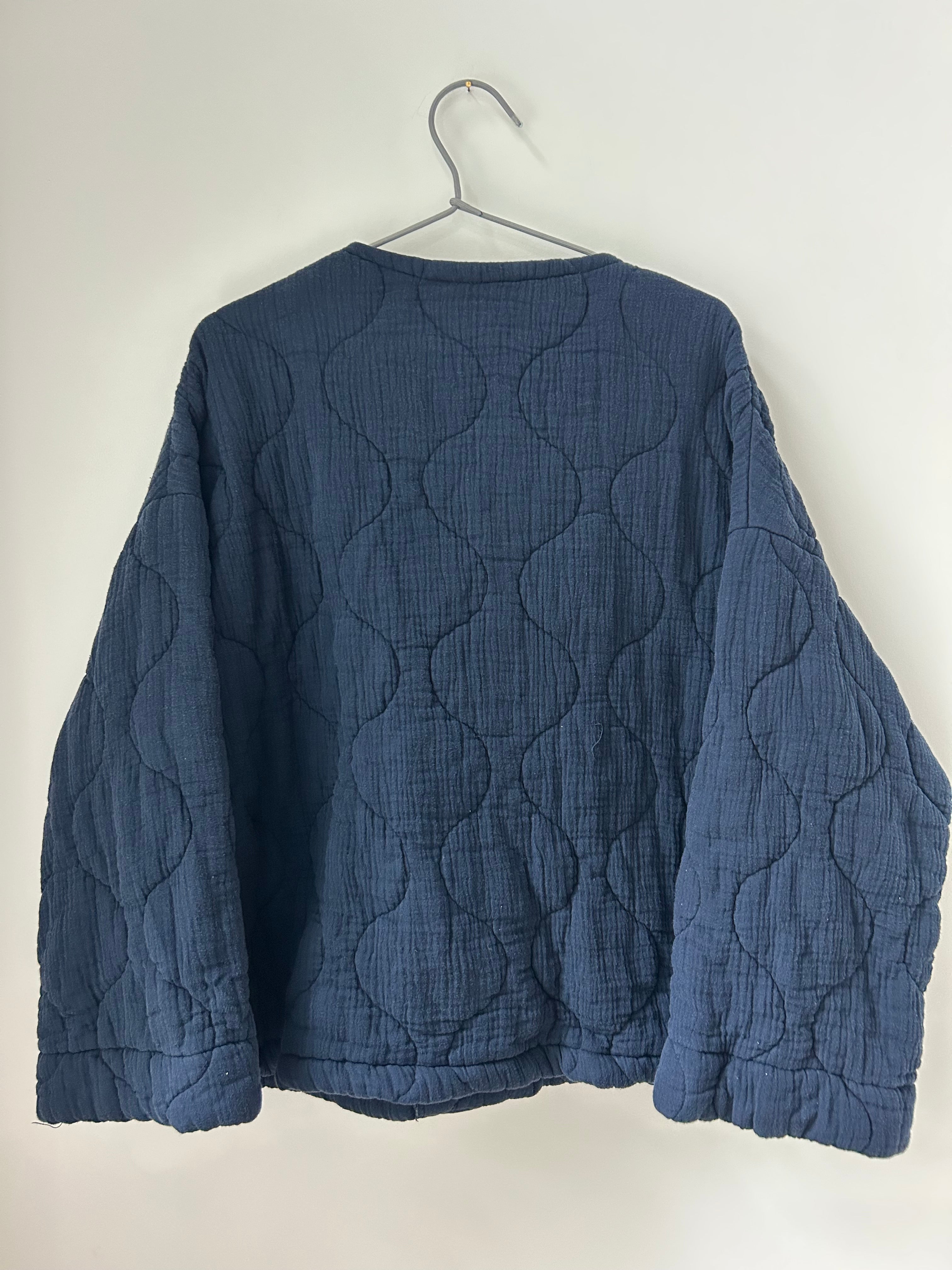 Steppjacke - dunkelblau