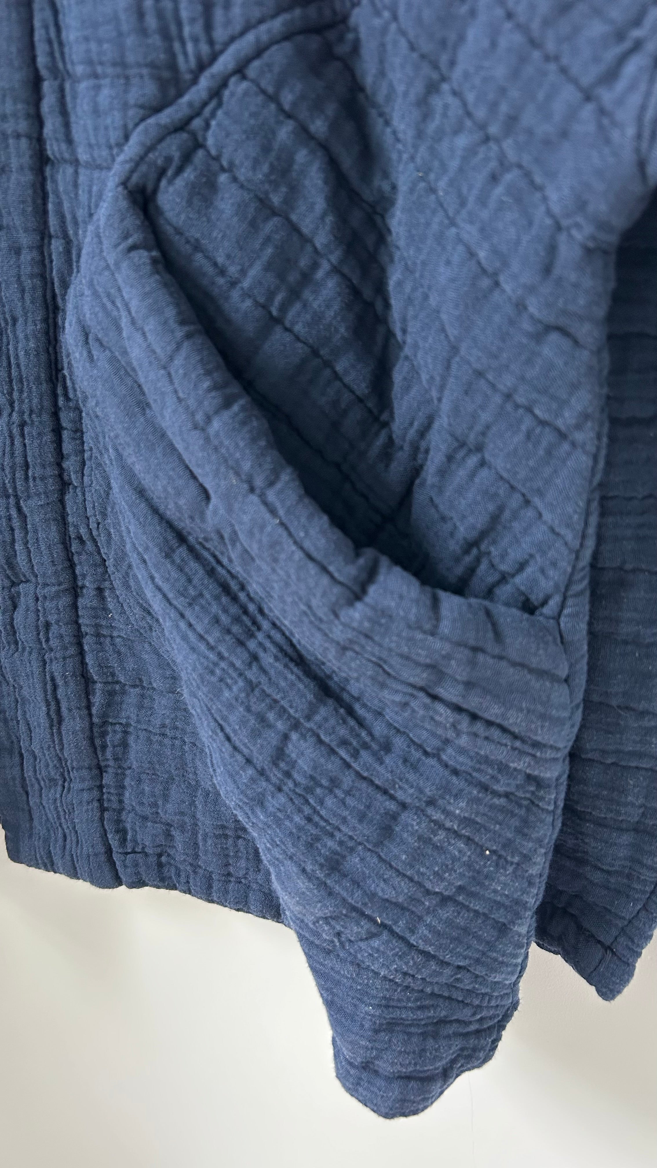 Kimono-Jacke dunkelblau