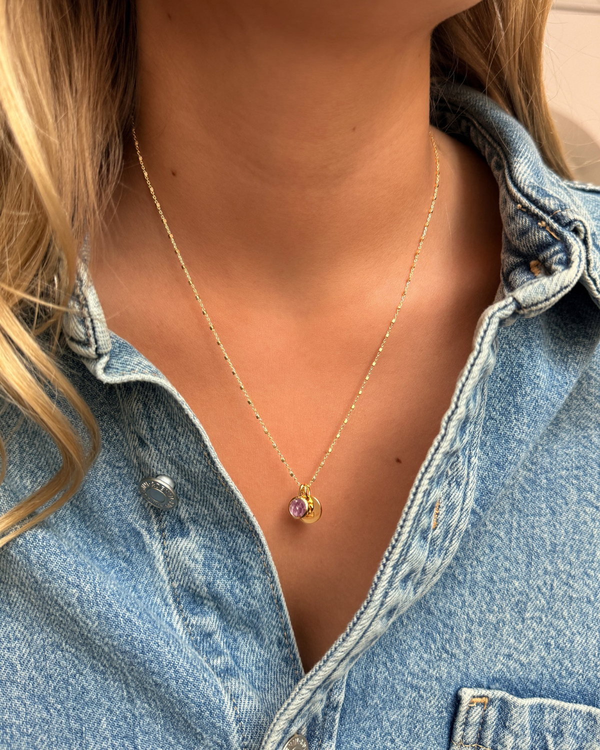 Anhänger Beloved Birthstone - gold