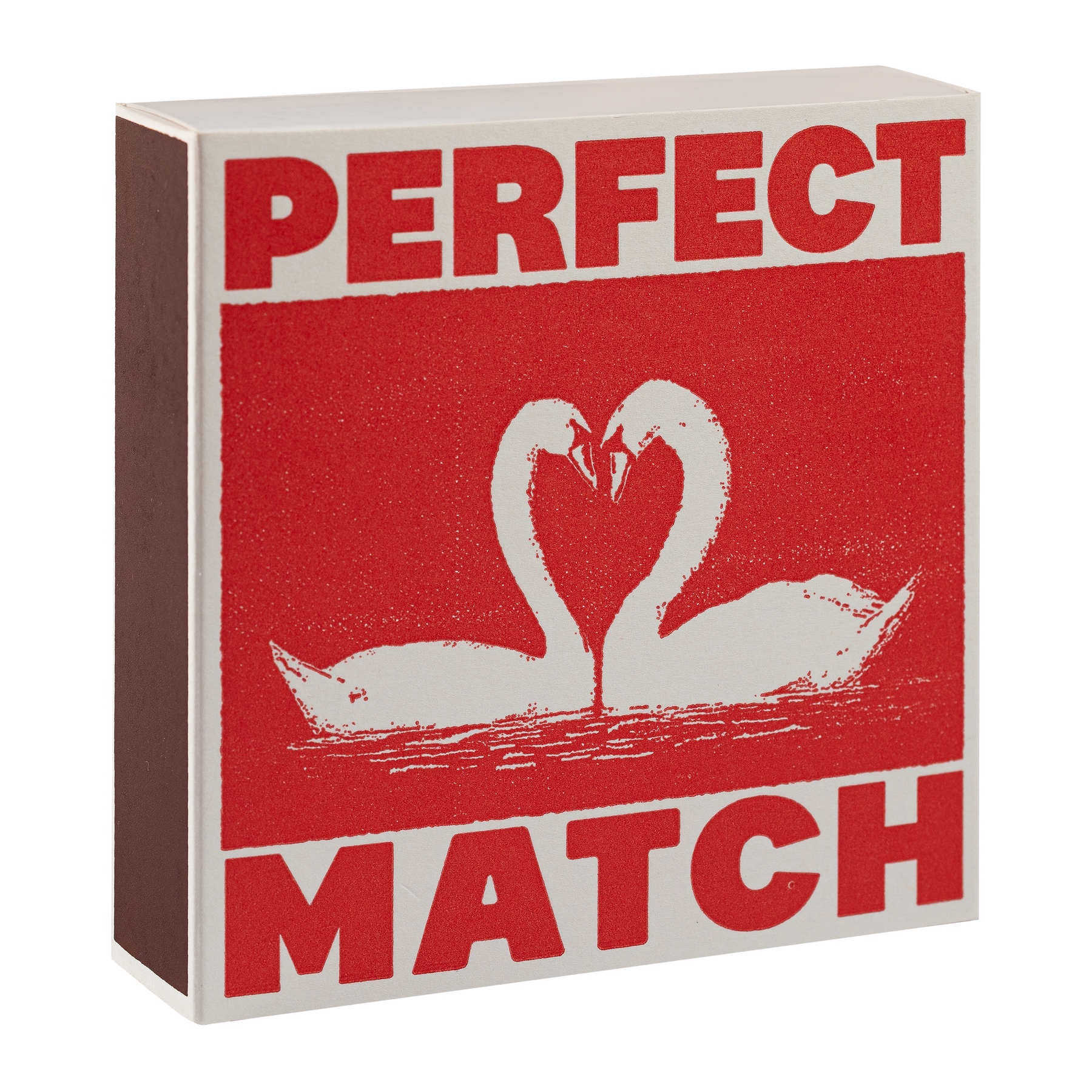 Perfect Match - Schwan | Quadratische Sicherheitsstreichhölzer