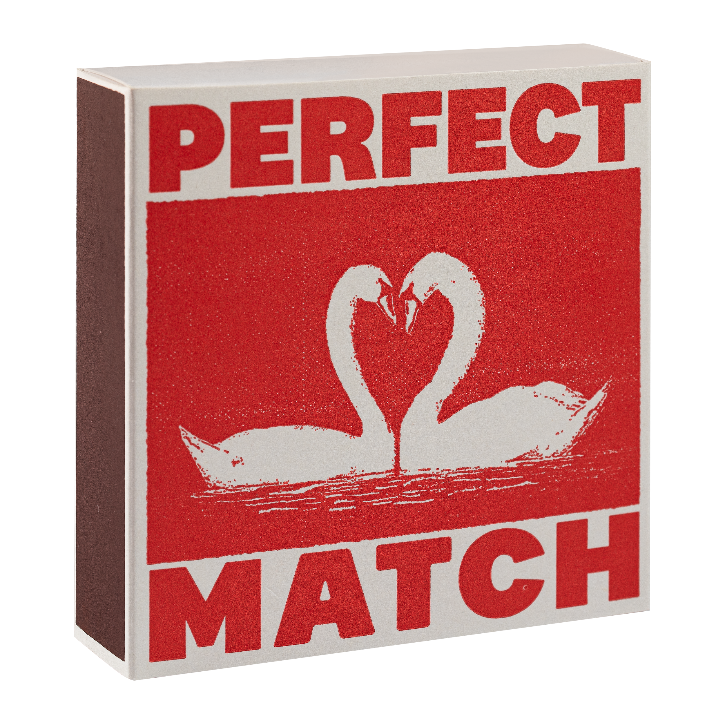 Perfect Match - Schwan | Quadratische Sicherheitsstreichhölzer