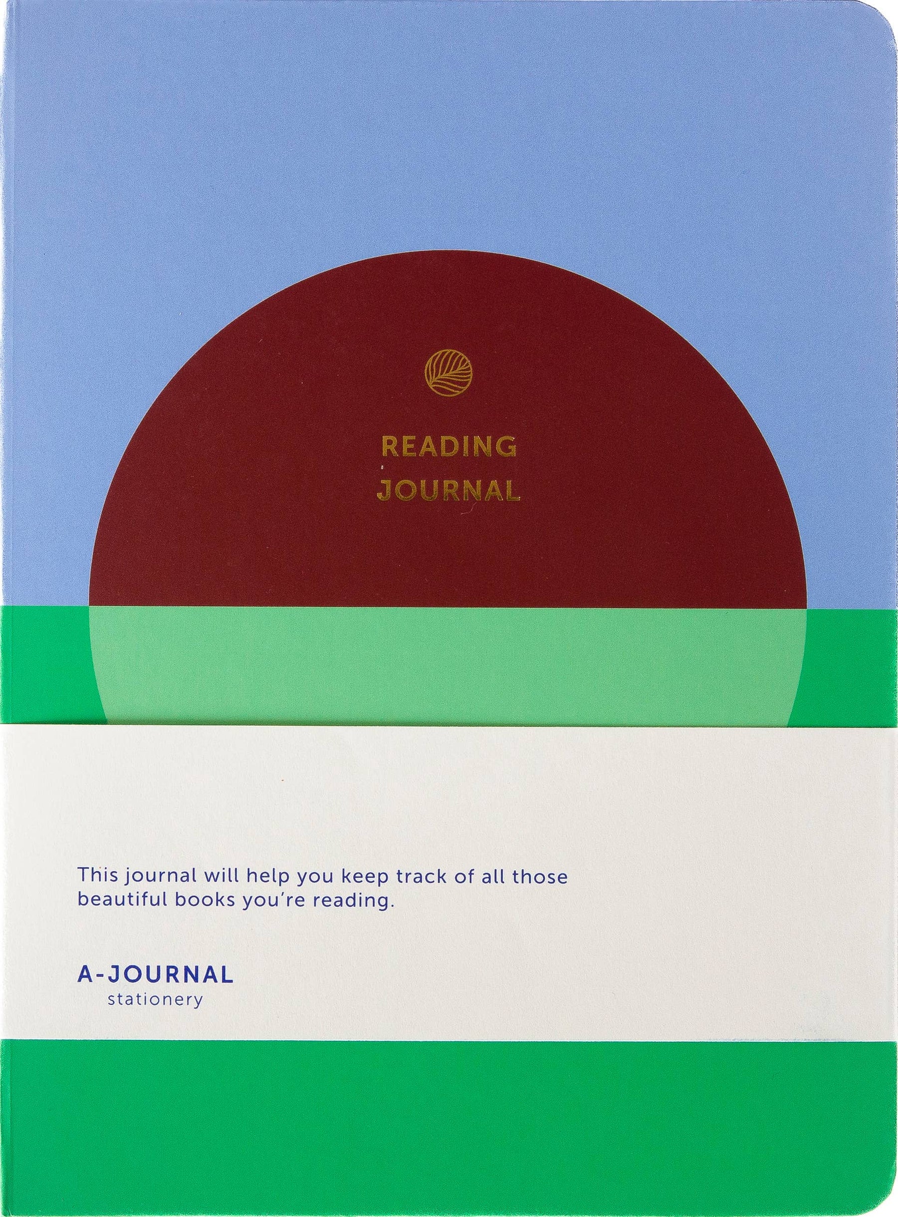 Lesetagebuch Reading Journal - Blau / Rot