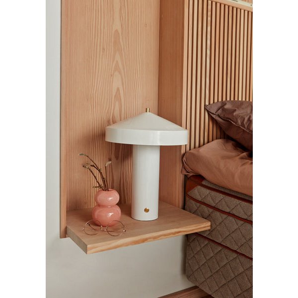 Tischlampe Hatto - weiß