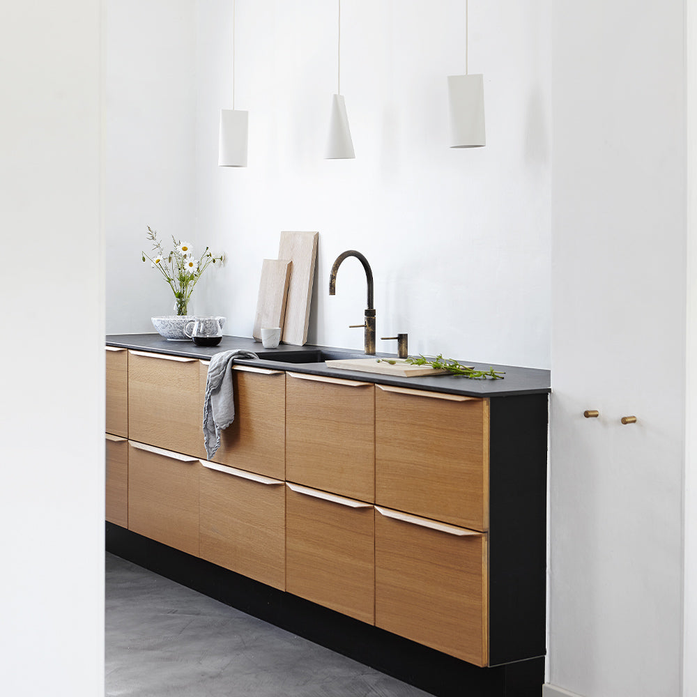 Porzellan Lampe Narrow - white