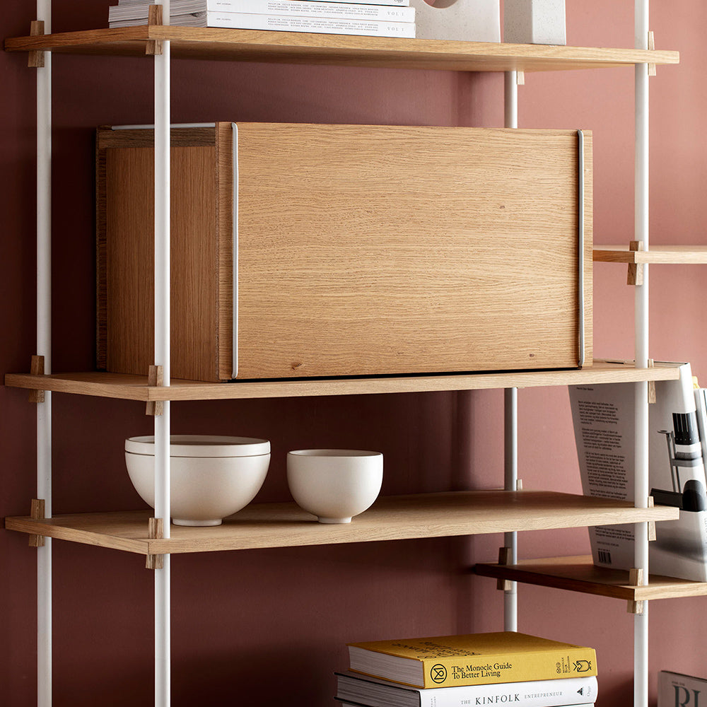 Aufbewahrungsbox aus Holz - oak