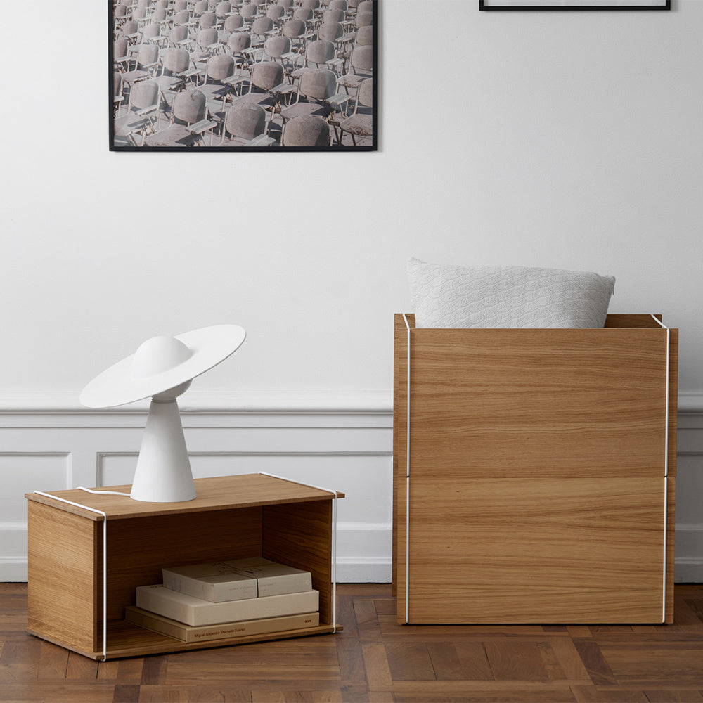 Aufbewahrungsbox aus Holz - oak