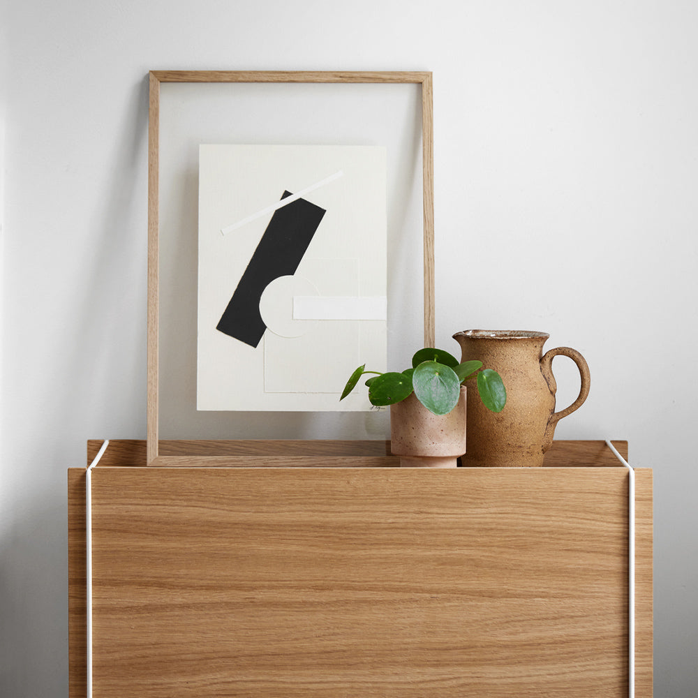 Aufbewahrungsbox aus Holz - oak