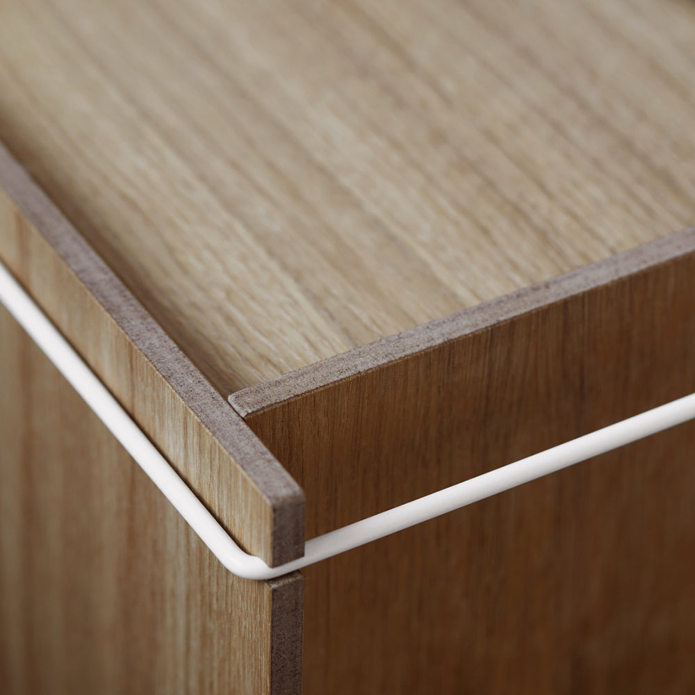 Aufbewahrungsbox aus Holz - oak