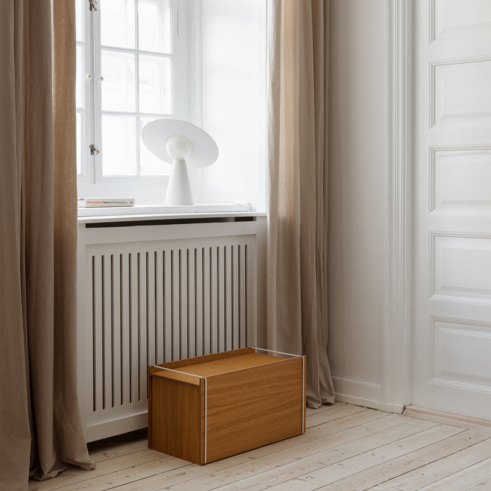 Aufbewahrungsbox aus Holz - oak