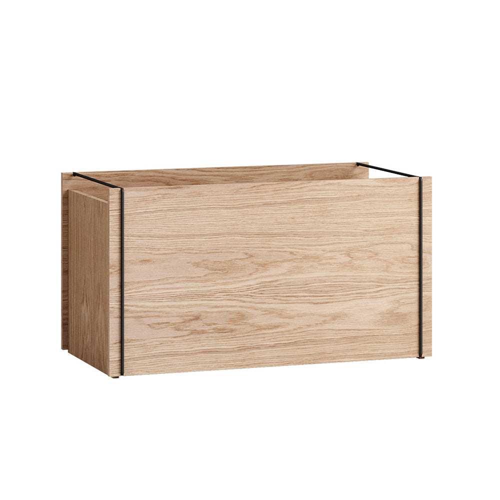 Aufbewahrungsbox aus Holz - oak