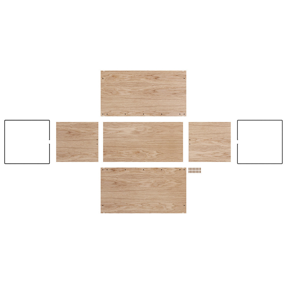 Aufbewahrungsbox aus Holz - oak