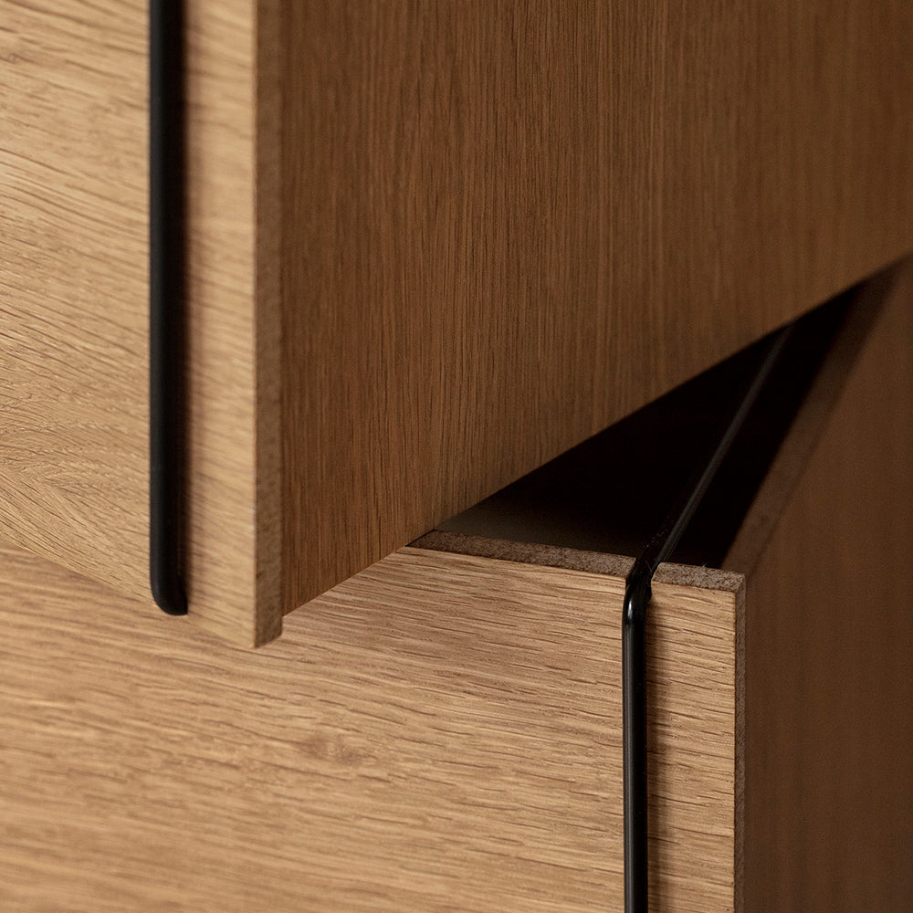 Aufbewahrungsbox aus Holz - oak