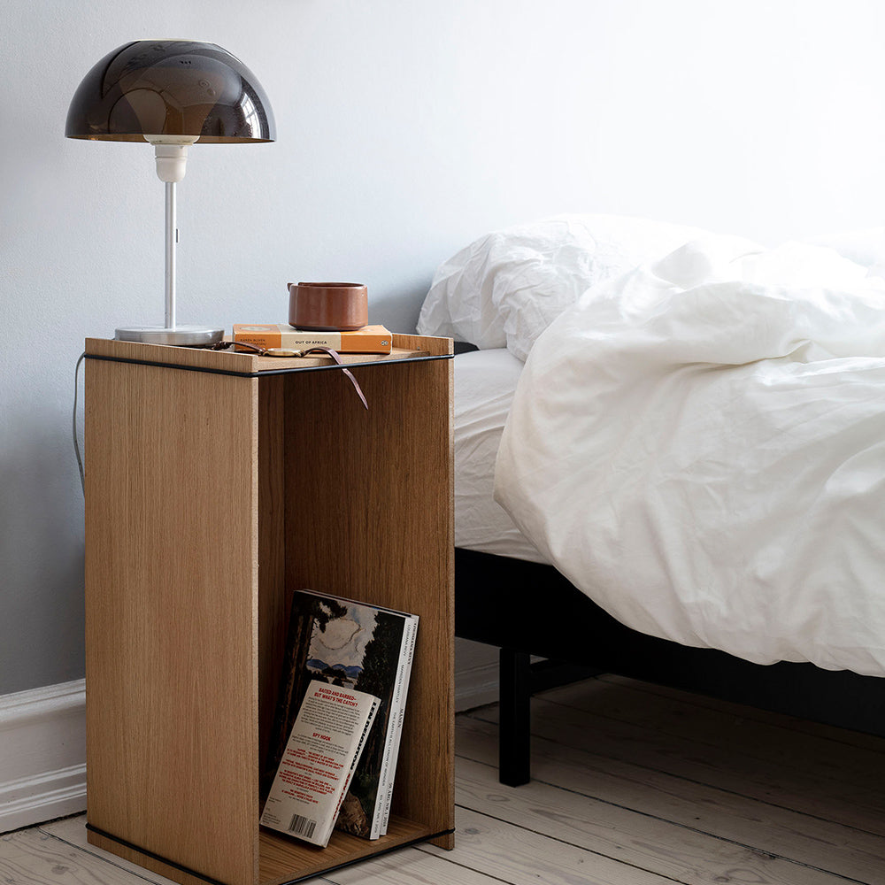 Aufbewahrungsbox aus Holz - oak
