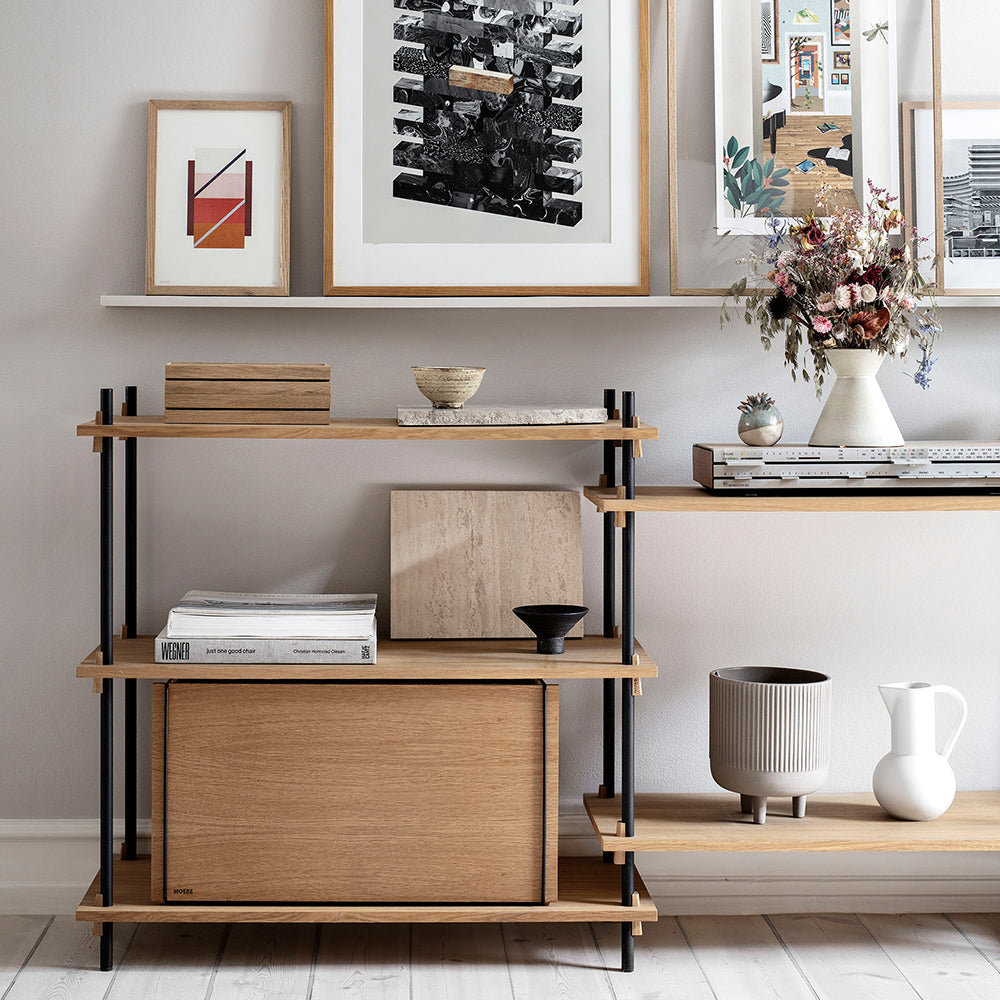 Aufbewahrungsbox aus Holz - oak