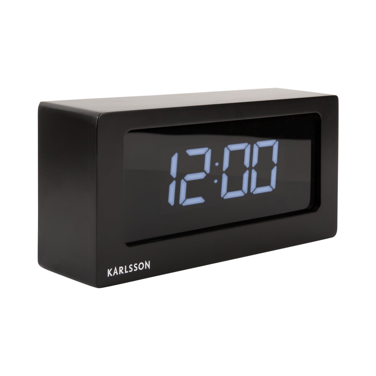 LED Wecker Box - Schwarz