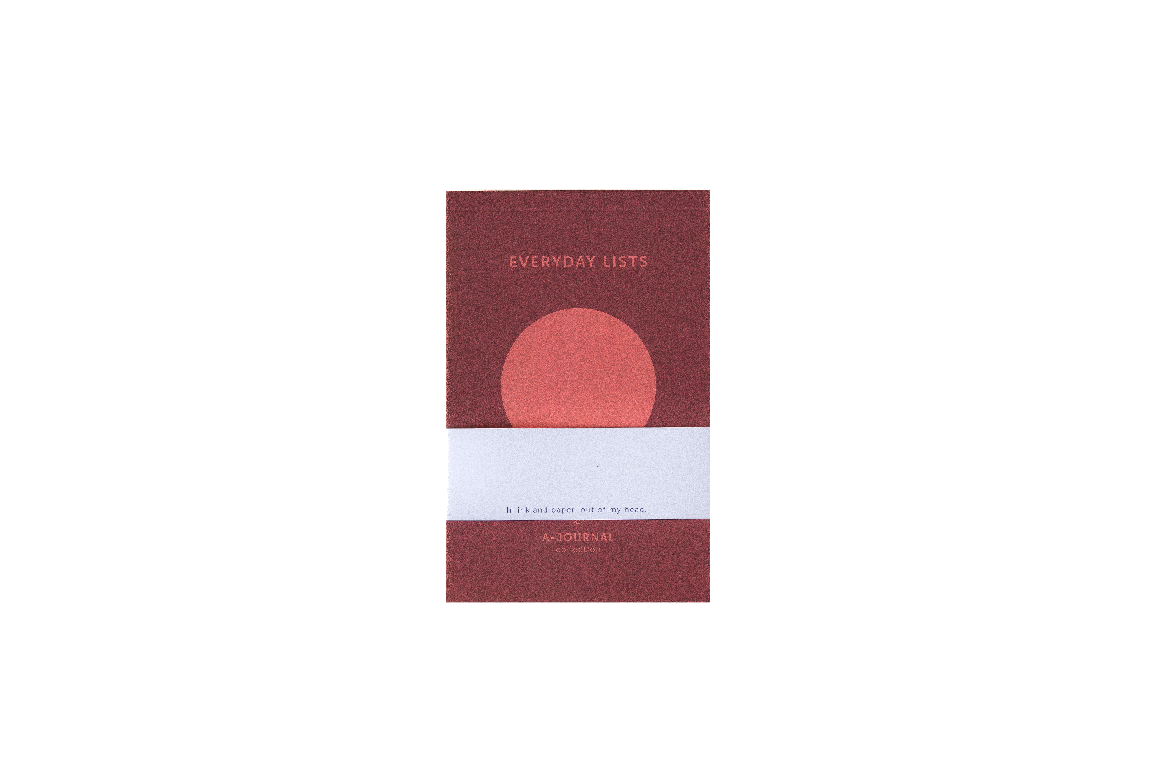 Notizblock Everyday List - Kreis Koralle