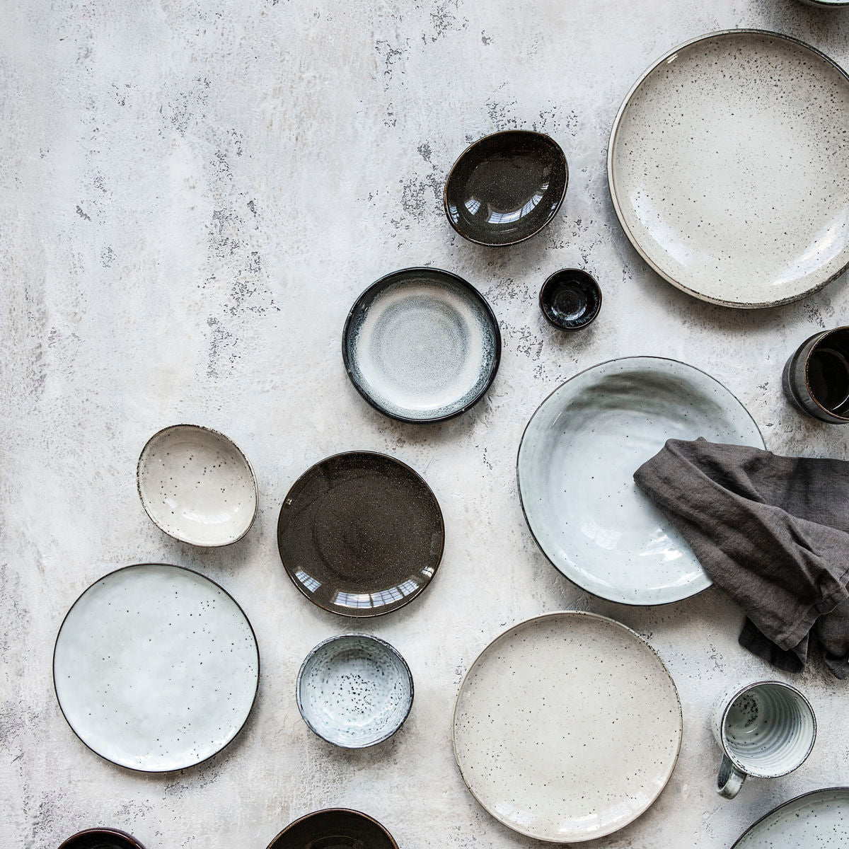 Schale Rustic - grau/blau Ø 11,5 cm