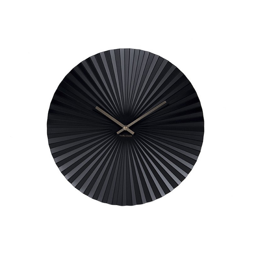 Wanduhr Sensu - Schwarz