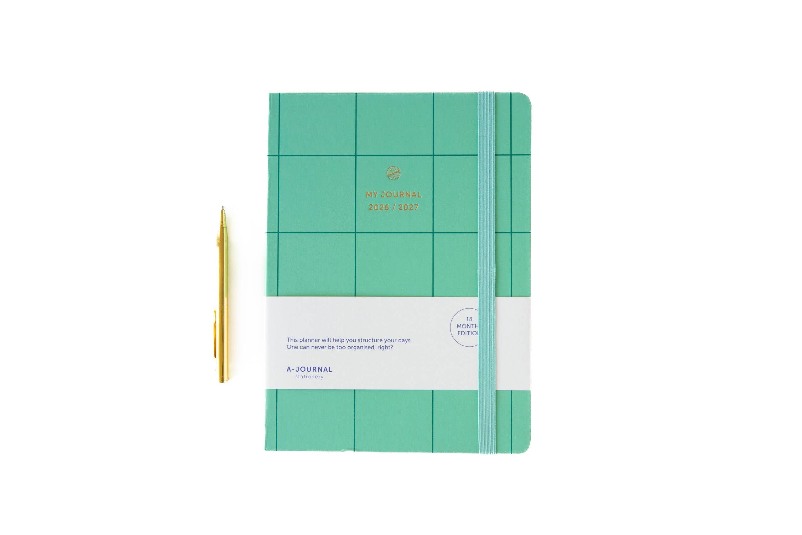 My Journal 18-Monats-Kalender 2026–2027 - Mintgrün