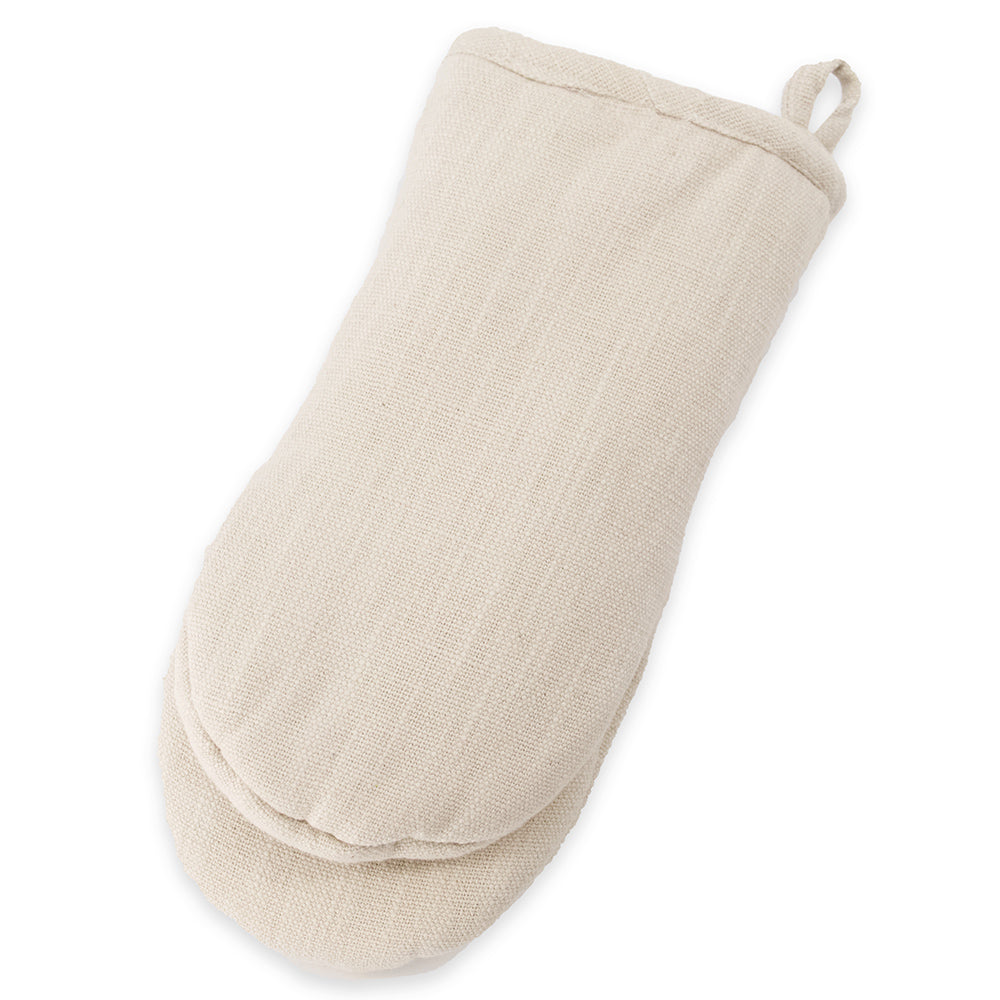 Ofenhandschuh aus Baumwolle - natur