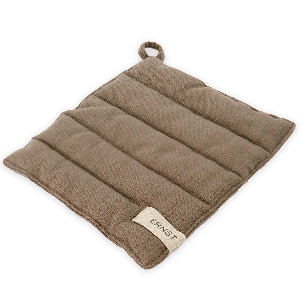 Topflappen aus Baumwolle - braun