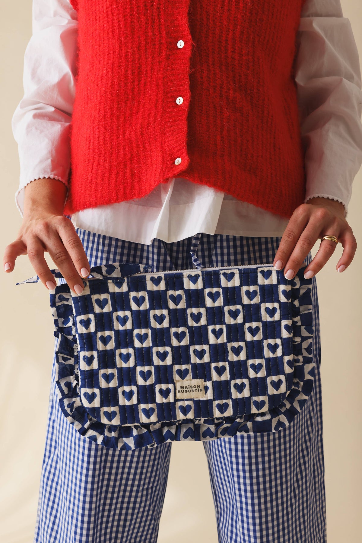 Tasche Herz - Blau