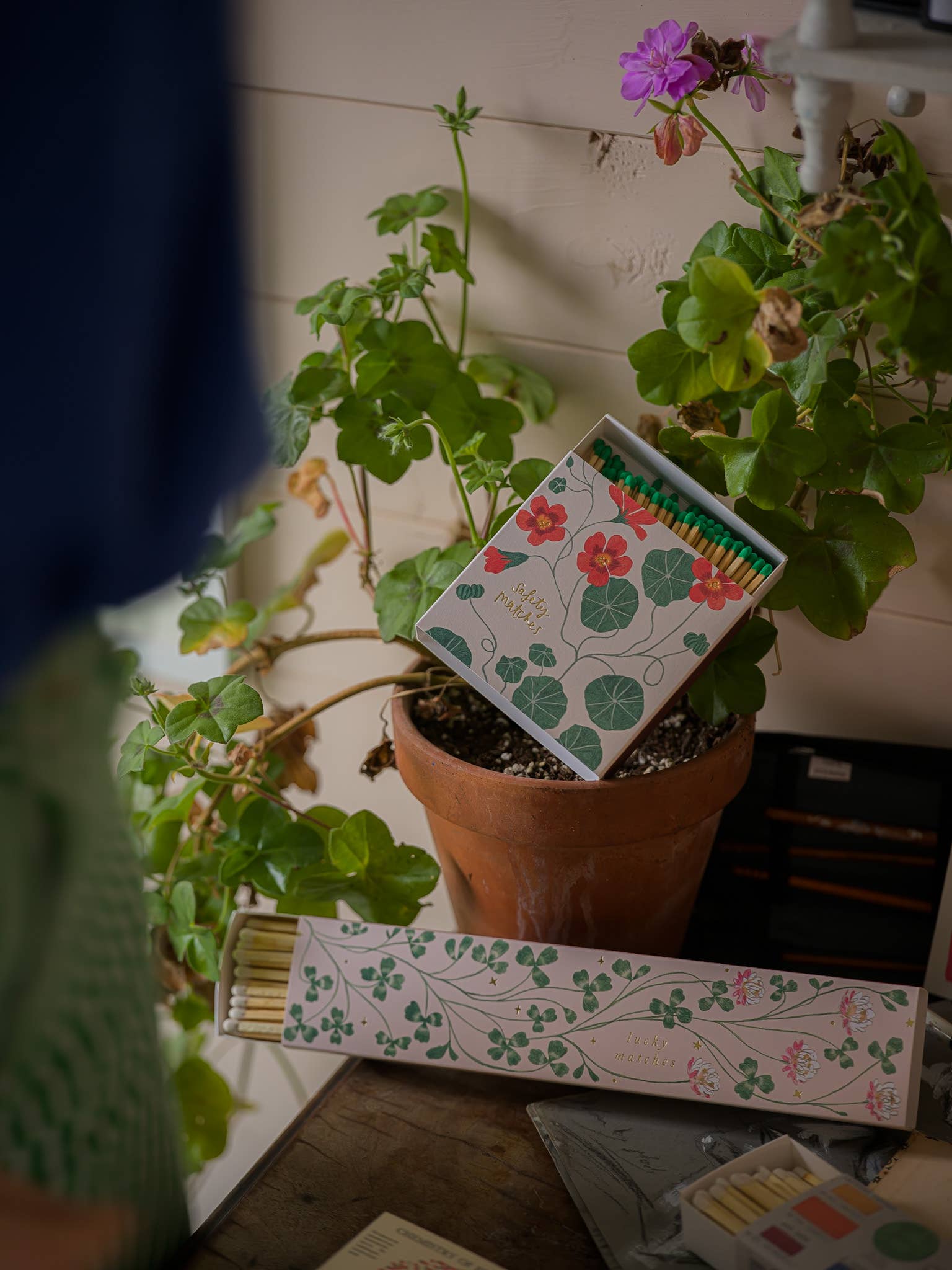 Glücksklee | Lange Sicherheitsstreichhölzer