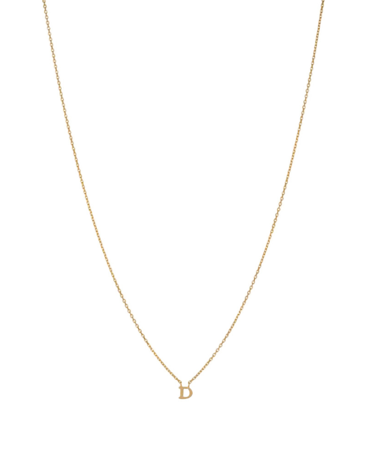Halskette Note - gold versch. Buchstaben