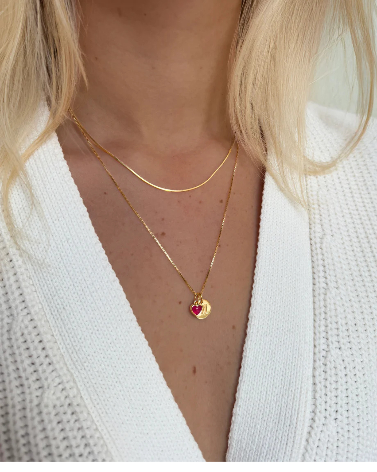 Halskette Medium Box - gold