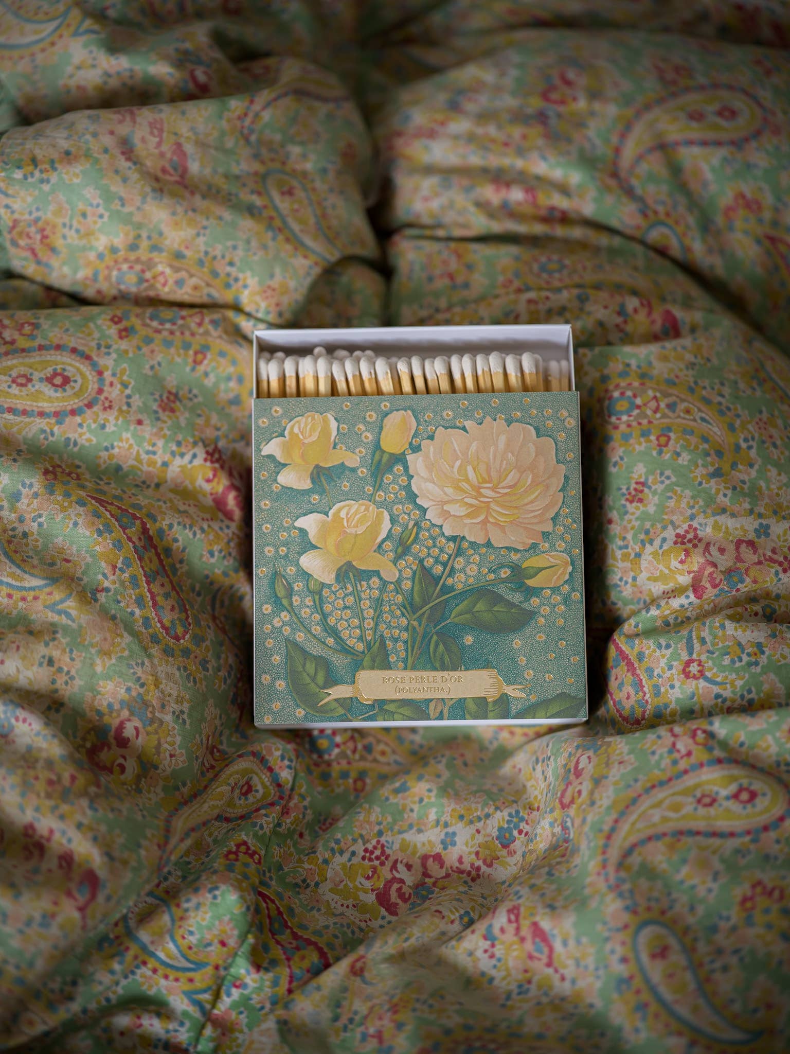 Rose Perle d'or | Quadratische Sicherheitsstreichhölzer