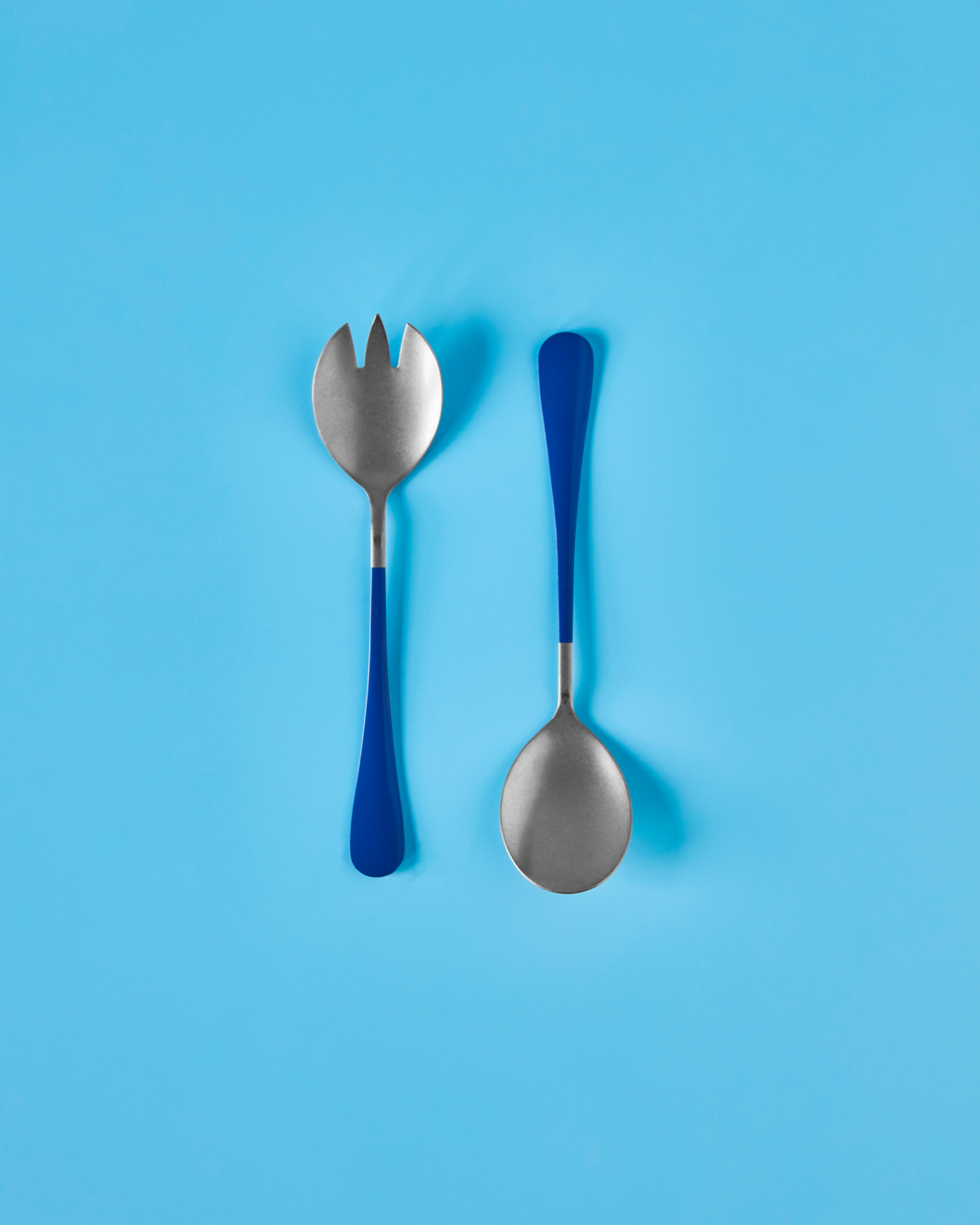 Salatbesteck Serv - Blau