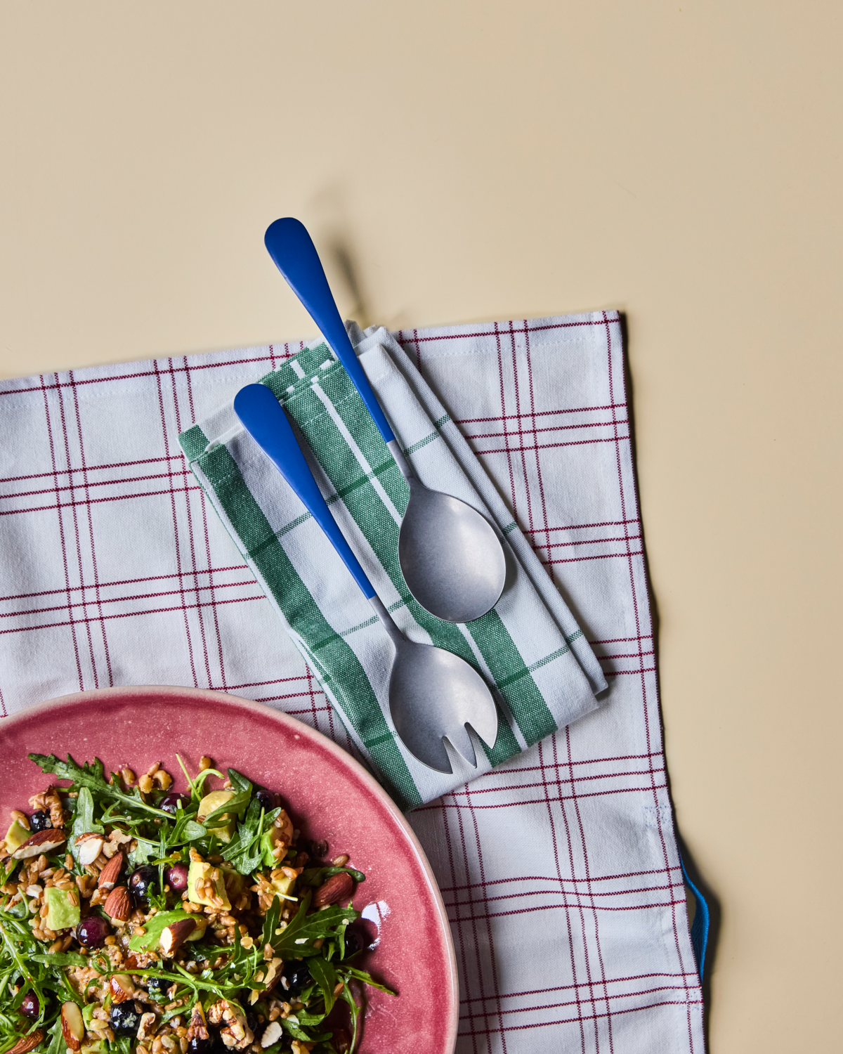 Salatbesteck Serv - Blau