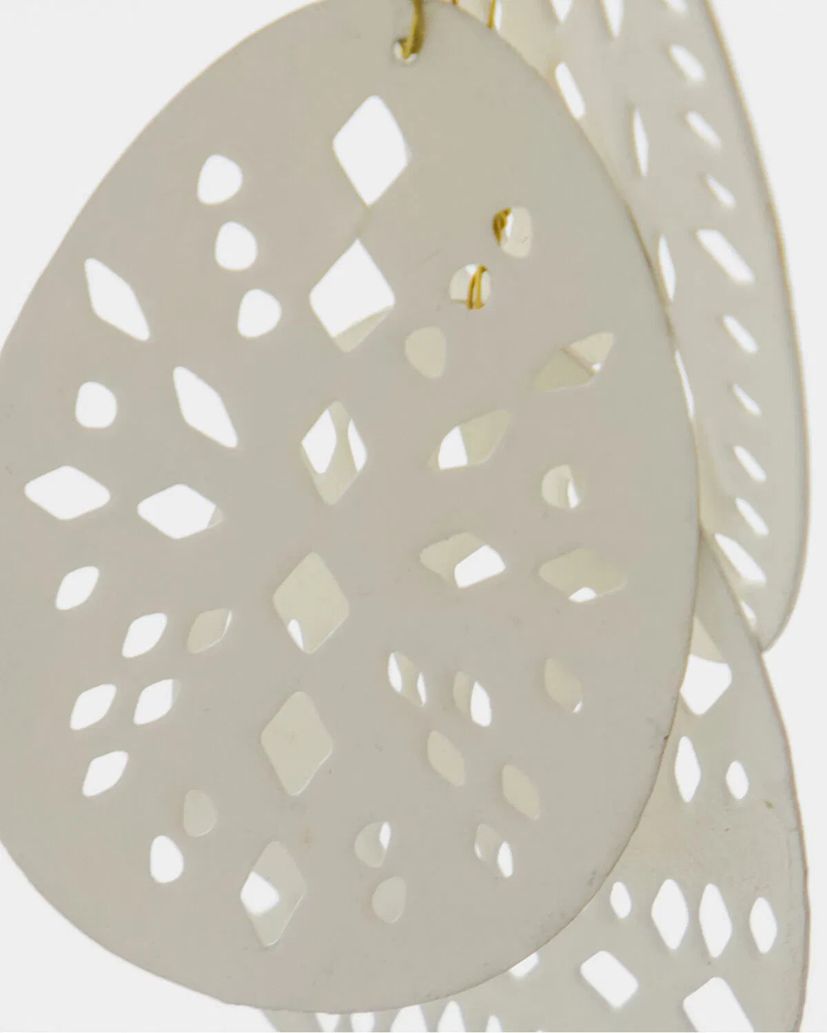 Osterschmuck Nori Metall-Eier im 3er-Set - Beige