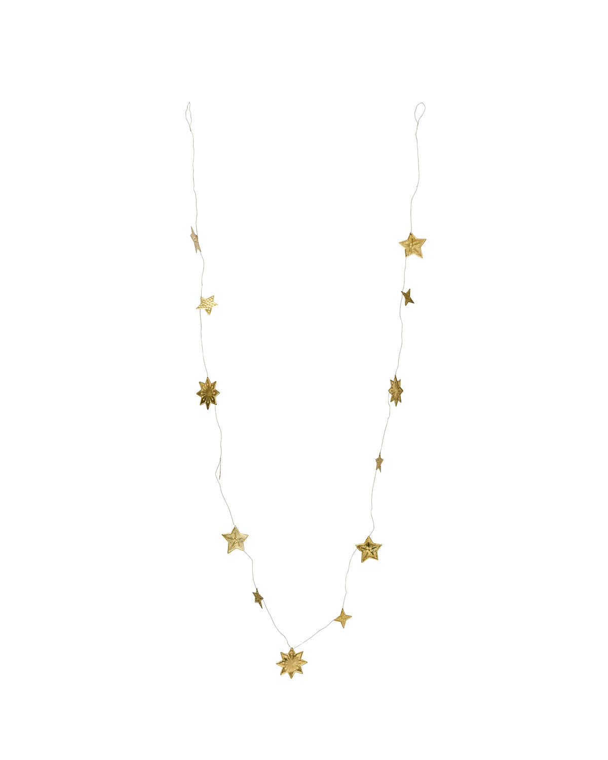 Girlande Stars - Antik Messing (200 cm)