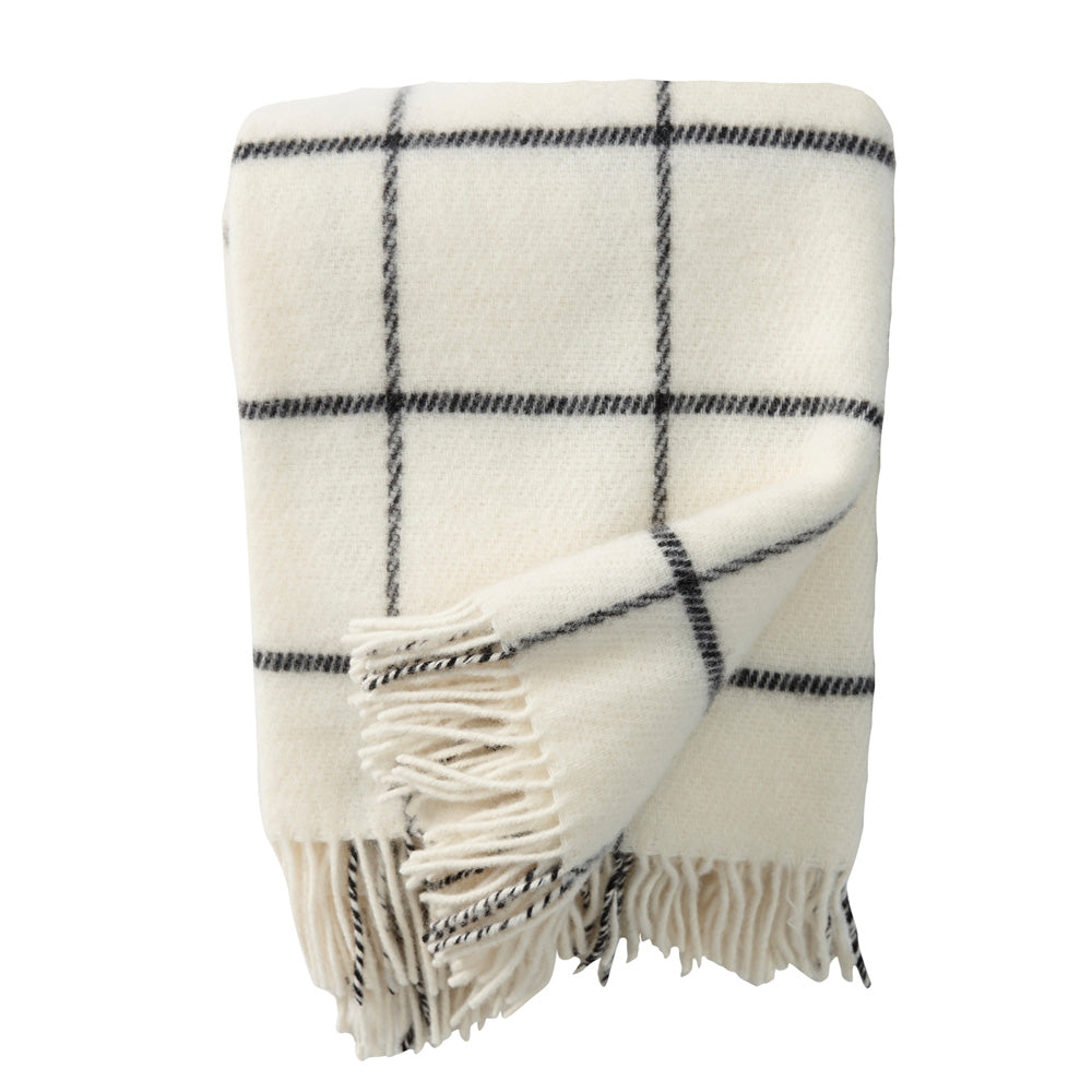 Wolldecke Vinga Island - white