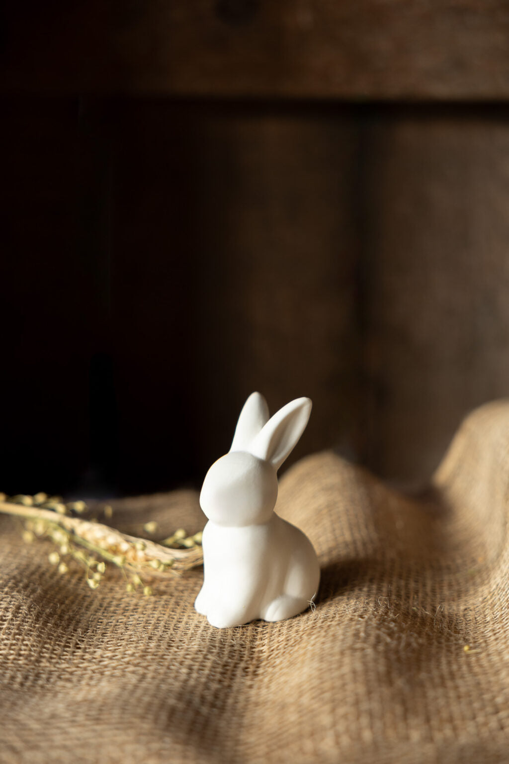 Keramik Hase Oskar - Weiß