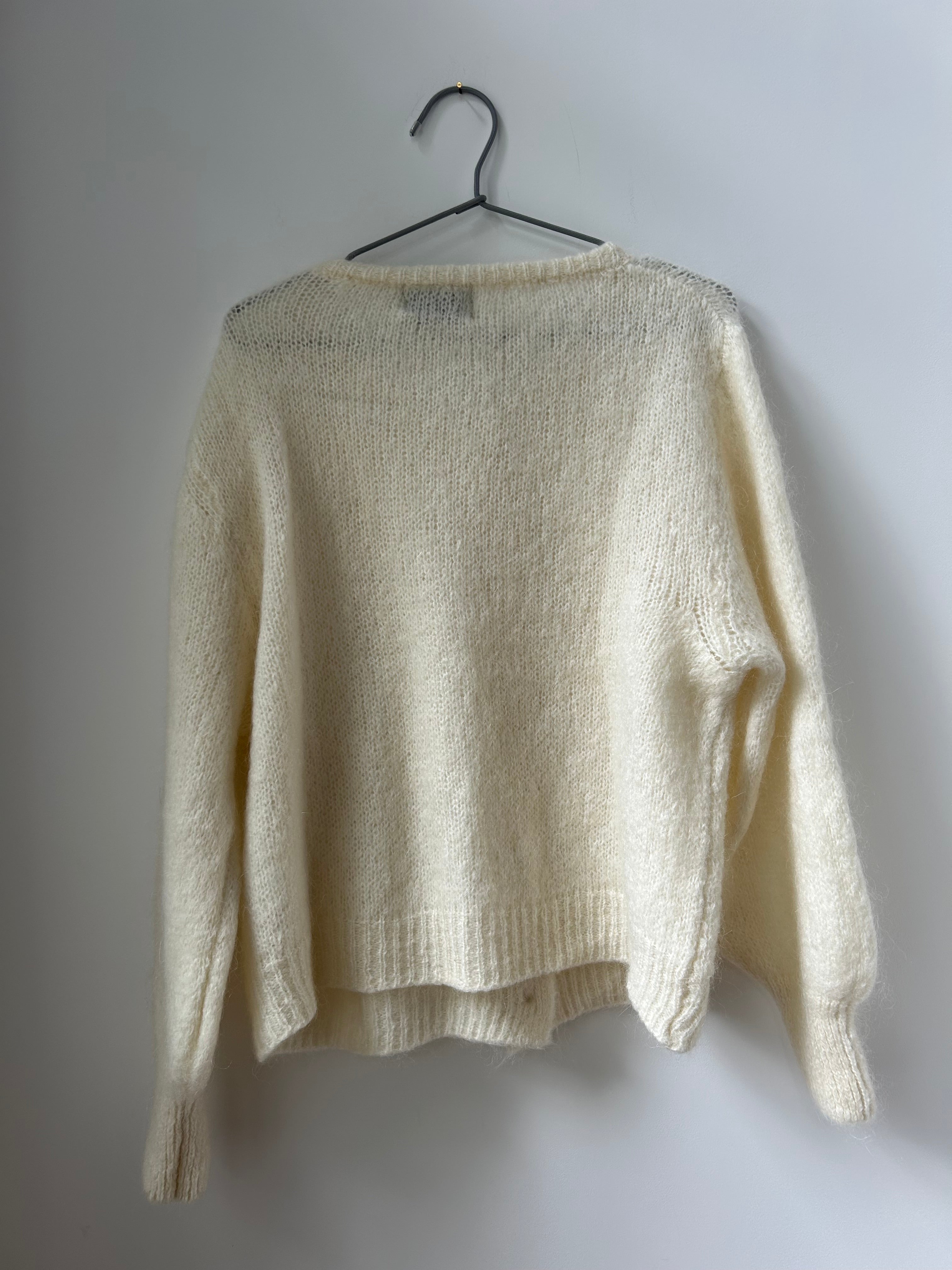 Strickjacke Cardigan - Creme