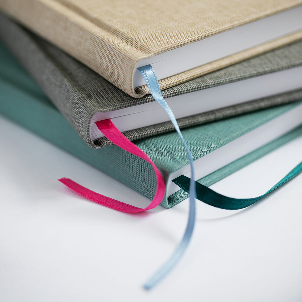 Notizbuch Dalapferd - dusty green 21 x 24 cm