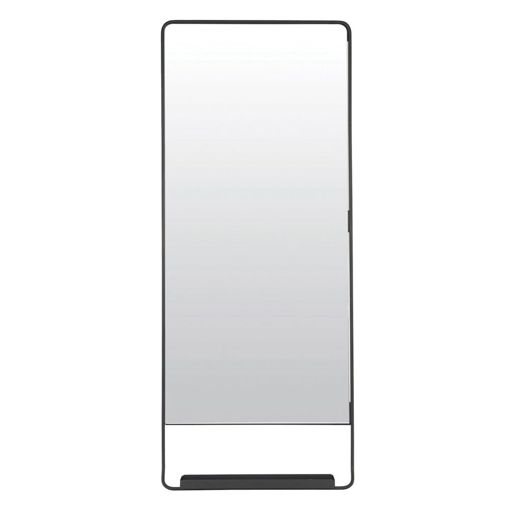 Spiegel mit Ablage Chic - schwarz 45 x 110 cm